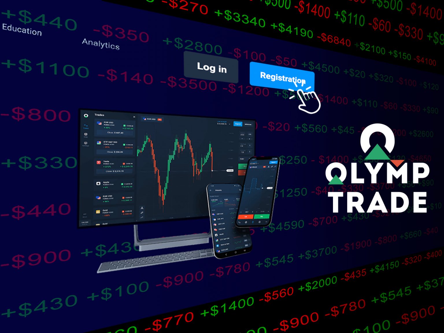 How to create an Olymp Trade account. Activate account and get free