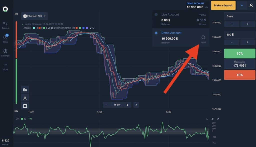 วิธีการเติมเงิน $10,000 ในบัญชี Olymp Trade