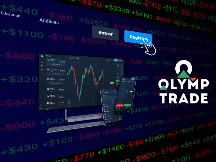 Como criar uma conta na Olymp Trade. Ative a conta e ganhe 10,000