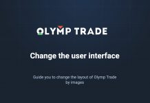 How to customize the layout of user interface on Olymp Trade