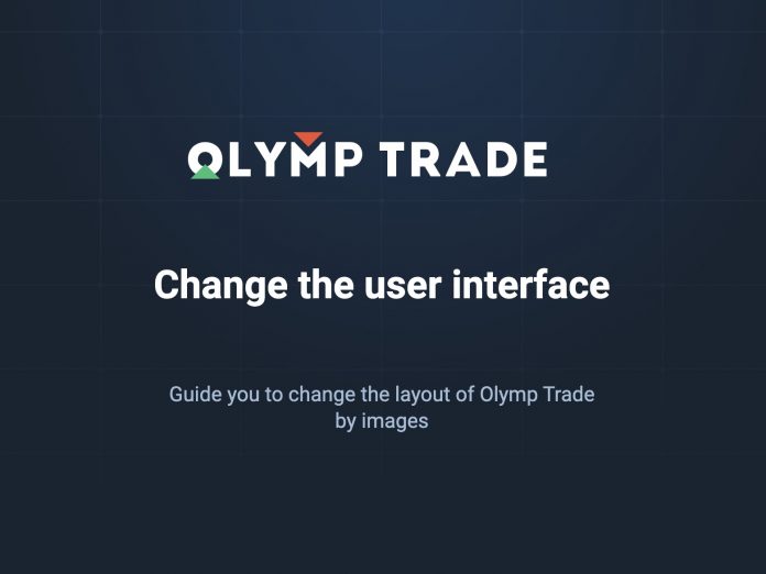 How to customize the layout of user interface on Olymp Trade