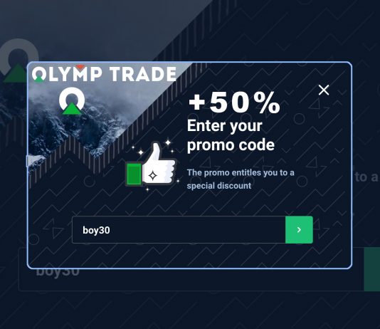 How to use promotion code up to 50% deposit money on Olymp Trade