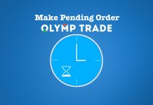 Pending order when trading on Olymp Trade - How to make a delay trade