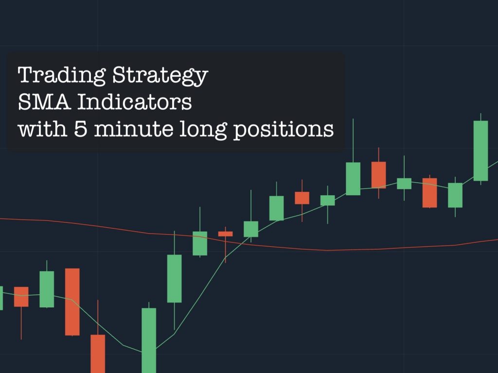Trading Strategy Dual SMA Indicator for 5 minutes long position
